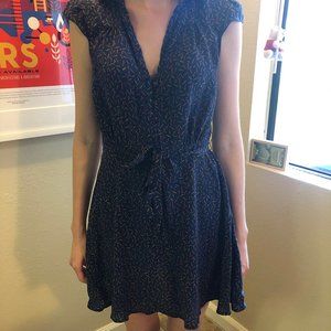 Collared Silk Teacher Dress